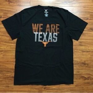 Authentic Apparel Men’s Black We Are Texas Crew Cotton T-Shirt Size XXL Casual